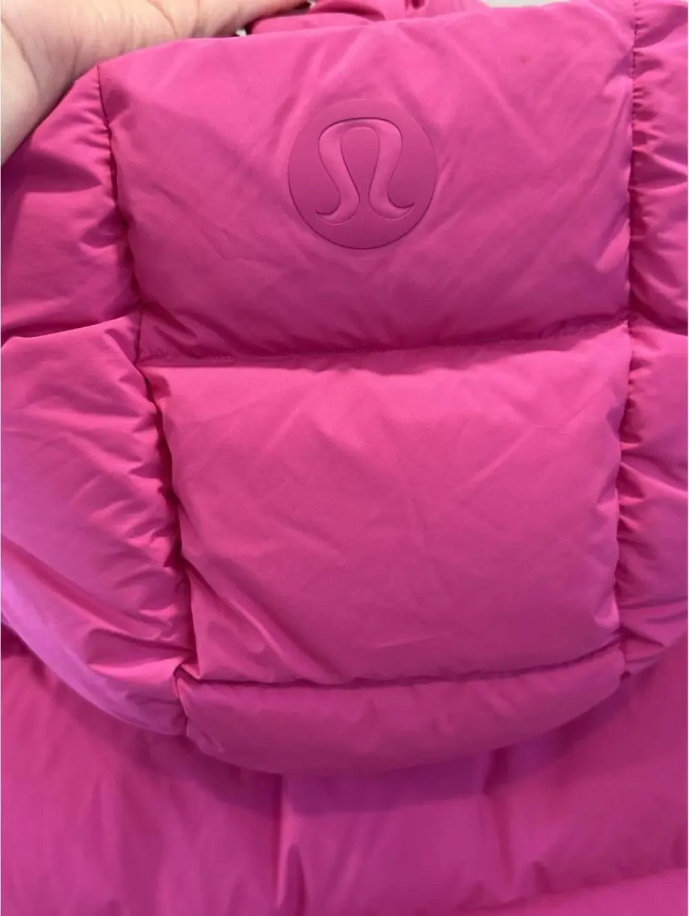 Lululemon Wunder Puff Super-Cropped Vest Sonic Pink, NWOT, Size 8